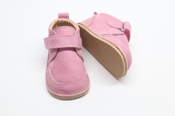 Pantofi barefoot piele naturală Bebe fete