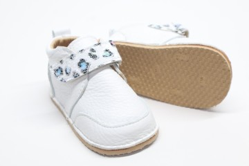 Pantofi barefoot piele naturală Bebe fete