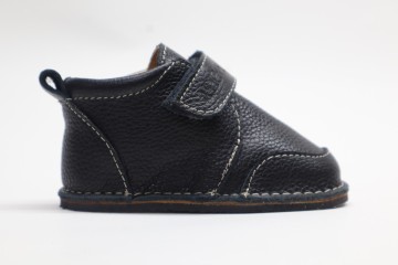 Pantofi barefoot piele naturală Bebe băieți