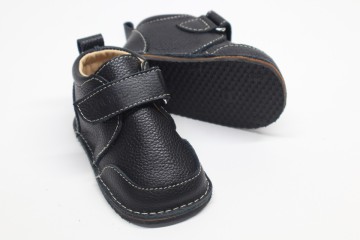 Pantofi barefoot piele naturală Bebe băieți