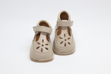 Sandale barefoot piele naturală Bambi