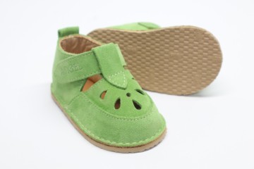 Sandale barefoot piele naturală Mickey baieți